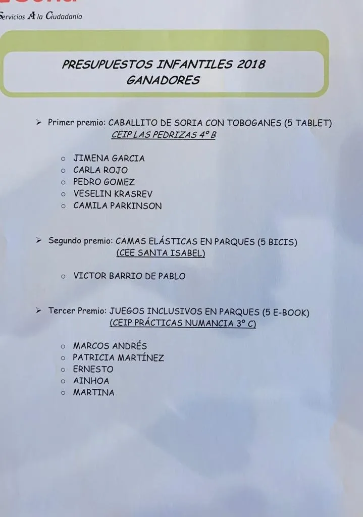 Foto 2 - Un 'Caballito de Soria' con toboganes, premio de los Presupuestos Infantiles