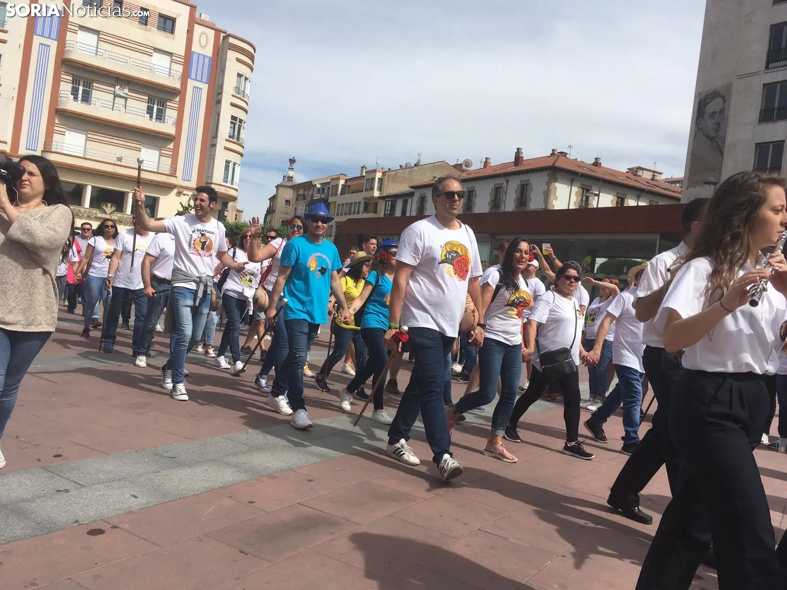 Salida de la Comitiva Oficial de Soria.