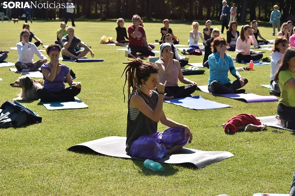 Día Mundial del Yoga en Soria.
