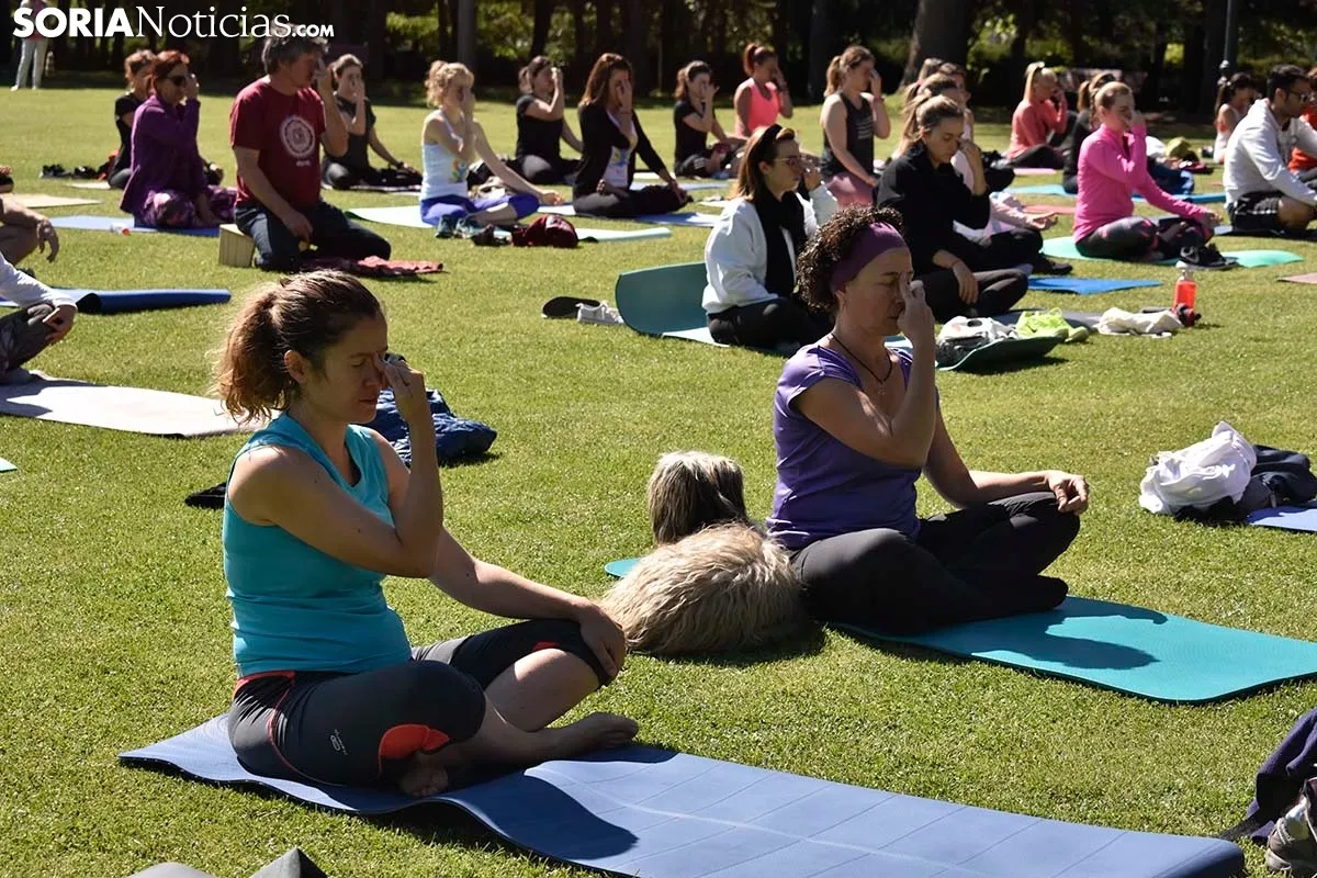 Día Mundial del Yoga en Soria.