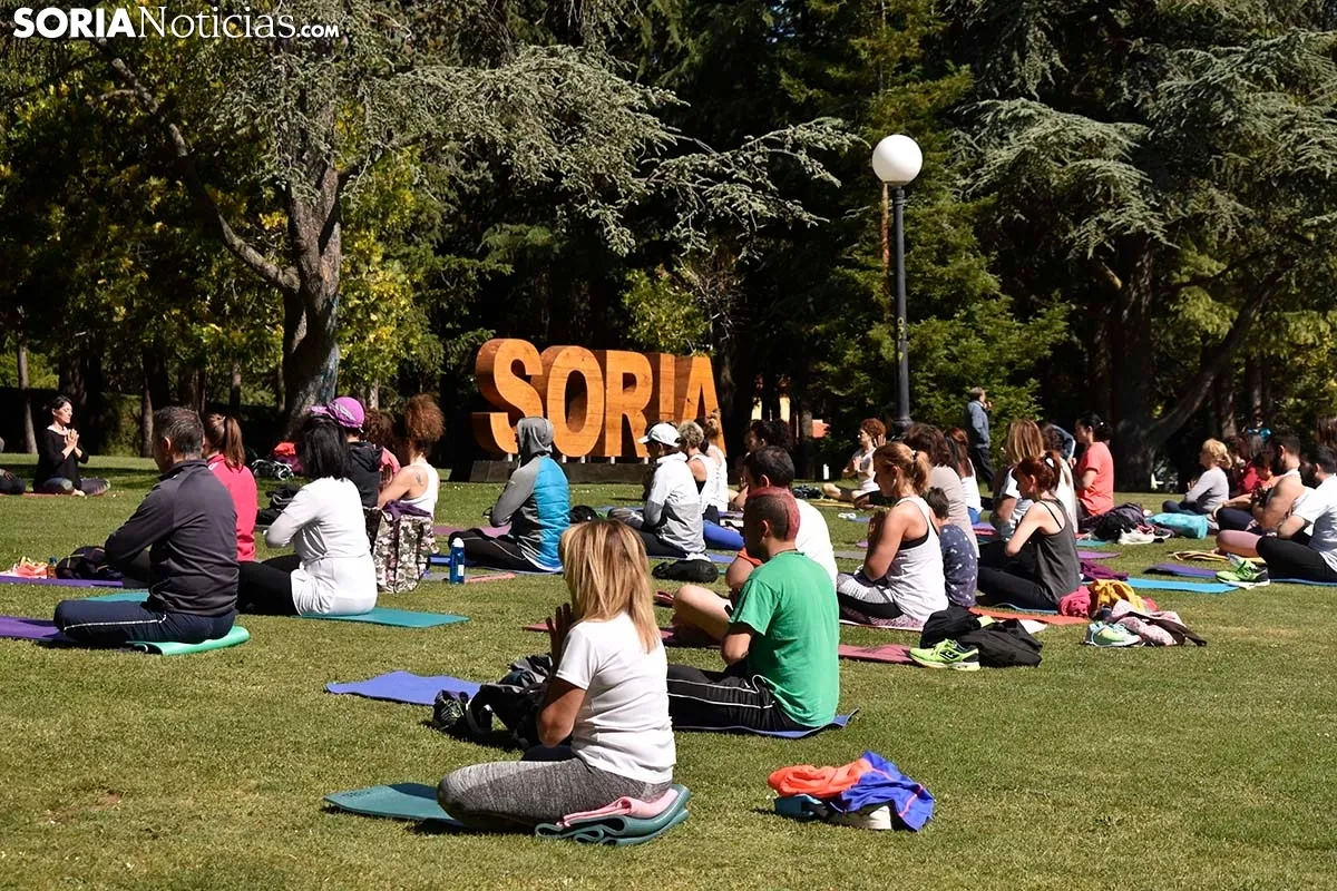 Día Mundial del Yoga en Soria.