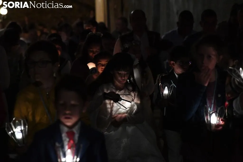 Una de las imágenes del Rosario de Cristal. /SN