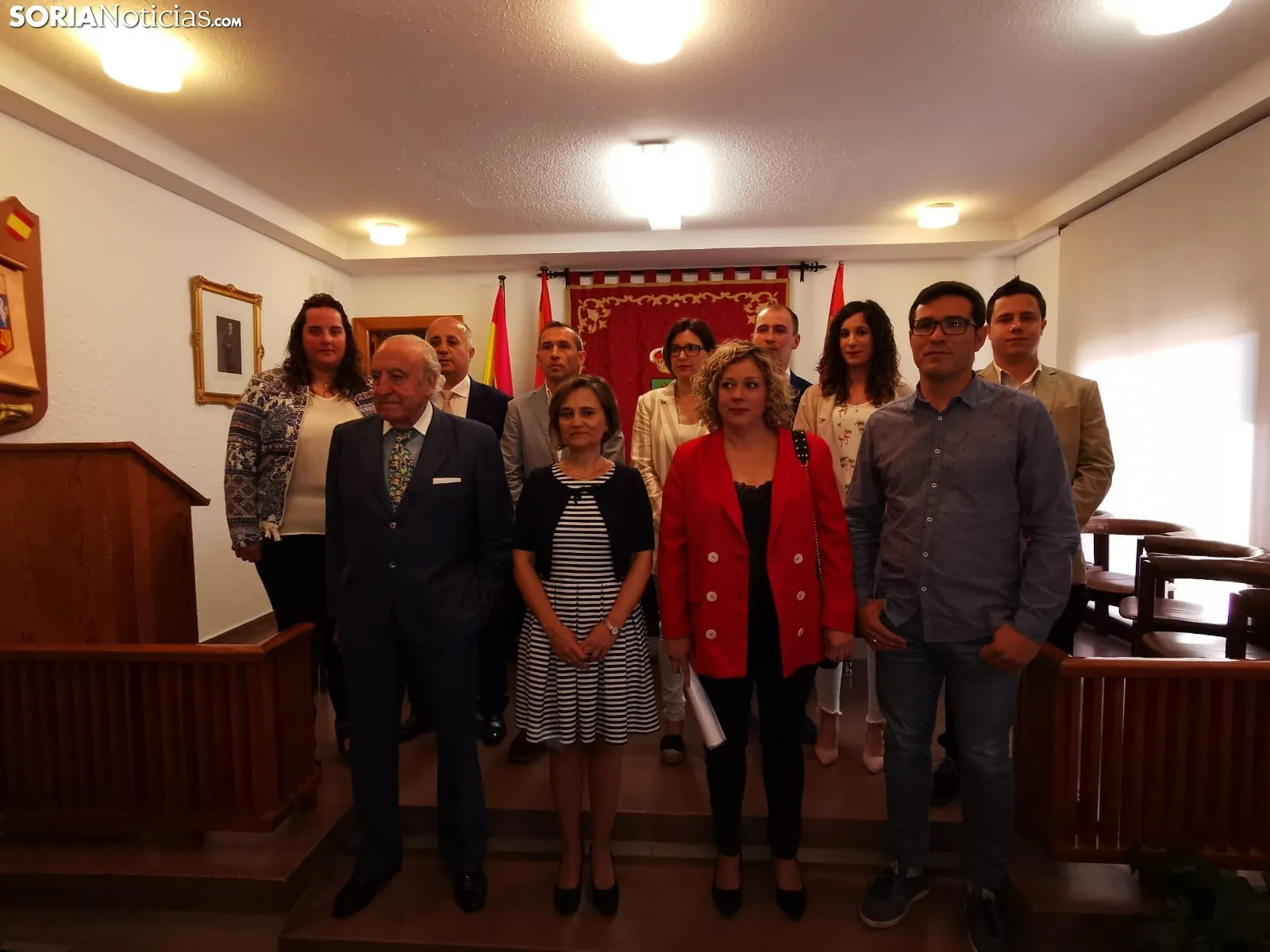 Una imagen del pleno constituyente este sábado. /SN