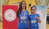 Carmen Carro y Diana García con las medallas conseguidas en el TTR Cantabria
