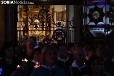 Una de las imágenes del Rosario de Cristal. /SN