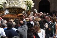 Una imagen de la solemnidad mariana en Ágreda este sábado. /Nacho Grijalbo