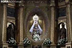Una imagen de la solemnidad mariana en Ágreda este sábado. /Nacho Grijalbo
