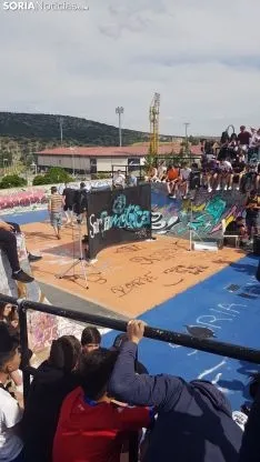 Una imagen del ambiente esta tarde en Los Pajaritos. /SN