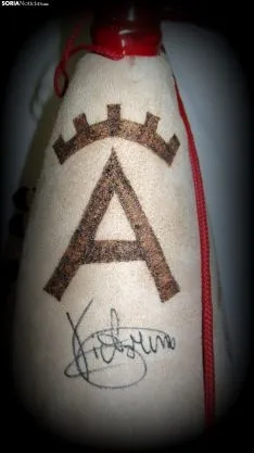 Bota firmada por Victorino de San Miguel. Alfredo García.