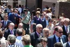 Una imagen de la solemnidad mariana en Ágreda este sábado. /Nacho Grijalbo