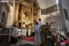 Una imagen de la solemnidad mariana en Ágreda este sábado. /Nacho Grijalbo