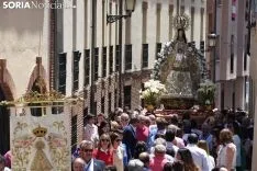Una imagen de la solemnidad mariana en Ágreda este sábado. /Nacho Grijalbo