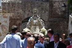 Una imagen de la solemnidad mariana en Ágreda este sábado. /Nacho Grijalbo