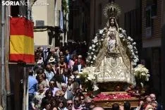 Una imagen de la solemnidad mariana en Ágreda este sábado. /Nacho Grijalbo