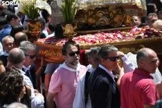 Una imagen de la solemnidad mariana en Ágreda este sábado. /Nacho Grijalbo