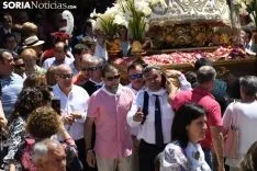 Una imagen de la solemnidad mariana en Ágreda este sábado. /Nacho Grijalbo