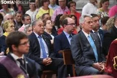 Una imagen de la solemnidad mariana en Ágreda este sábado. /Nacho Grijalbo
