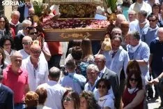 Una imagen de la solemnidad mariana en Ágreda este sábado. /Nacho Grijalbo