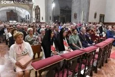 Una imagen de la solemnidad mariana en Ágreda este sábado. /Nacho Grijalbo