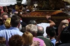Una imagen de la solemnidad mariana en Ágreda este sábado. /Nacho Grijalbo
