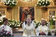 Una imagen de la solemnidad mariana en Ágreda este sábado. /Nacho Grijalbo