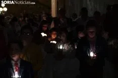 Una de las imágenes del Rosario de Cristal. /SN