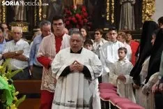 Una imagen de la solemnidad mariana en Ágreda este sábado. /Nacho Grijalbo