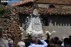 Una imagen de la solemnidad mariana en Ágreda este sábado. /Nacho Grijalbo