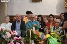 Una imagen de la solemnidad mariana en Ágreda este sábado. /Nacho Grijalbo