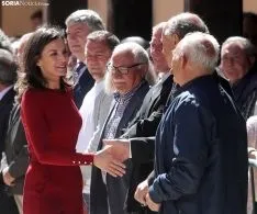 Foto 6 - MEGA-GALER&Iacute;A: Multitudinario recibimiento a Do&ntilde;a Letizia en El Burgo