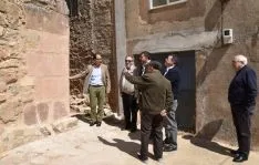 Visita oficial este jueves al templo en restauración. /Jta.