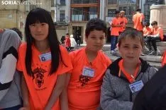 Mercadillo infantil en la plaza del Rosel.
