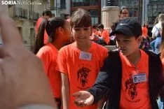 Mercadillo infantil en la plaza del Rosel.