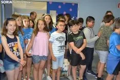 Alumnos de las Pedrizas en el Santa Bárbara.