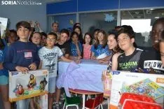 Alumnos de las Pedrizas en el Santa Bárbara.