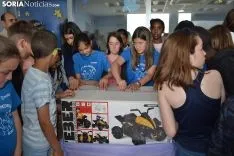 Alumnos de las Pedrizas en el Santa Bárbara.