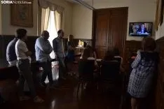 Una imagen de la jornada en el Palacio Provincial. /SN