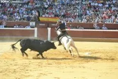 Una imagen de los rejones de este Miércoles El Pregón. /SN