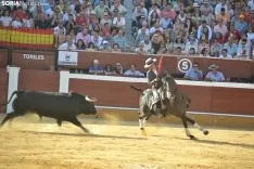 Una imagen de los rejones de este Miércoles El Pregón. /SN
