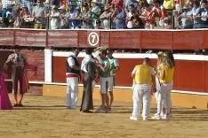Una imagen de los rejones de este Miércoles El Pregón. /SN