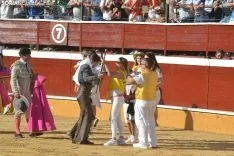 Una imagen de los rejones de este Miércoles El Pregón. /SN