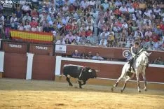 Una imagen de los rejones de este Miércoles El Pregón. /SN