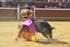 Una imagen de esta tarde en el coso de San Benito. /SN