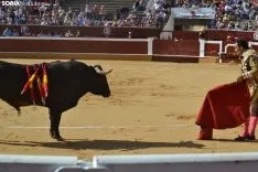 Una imagen de esta tarde en el coso de San Benito. /SN