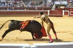 Una imagen de esta tarde en el coso de San Benito. /SN