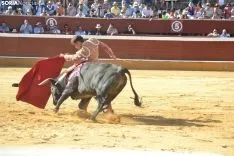 Una imagen de esta tarde en el coso de San Benito. /SN