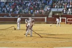 Una imagen de esta tarde en el coso de San Benito. /SN