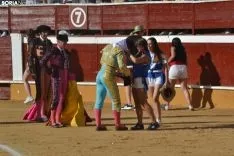 Una imagen de esta tarde en el coso de San Benito. /SN