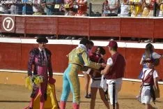 Una imagen de esta tarde en el coso de San Benito. /SN