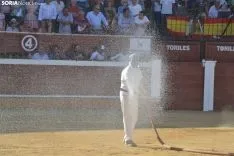 Una imagen de esta tarde en el coso de San Benito. /SN